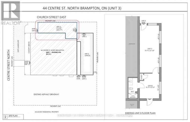 3 - 44 CENTRE STREET N, Brampton (Queen Street Corridor), Ontario, L6V1S8