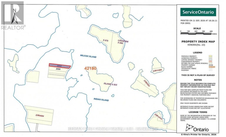 145 LITTLE SAND LAKE, Kenora Remote Area (Minaki-Winnepeg River), Ontario, P0X1J0