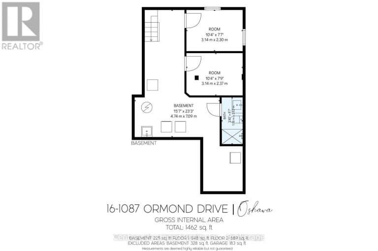 16 - 1087 ORMOND DRIVE, Oshawa (Samac), Ontario, L1K0E8