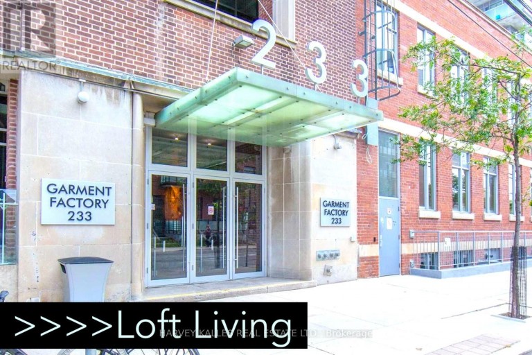 610 - 233 CARLAW AVENUE, Toronto (South Riverdale), Ontario, M4M3N6