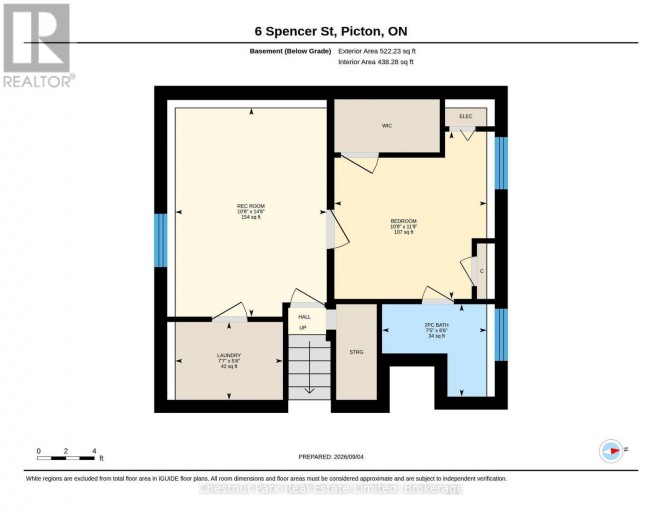 6 SPENCER STREET, Prince Edward County (Picton Ward), Ontario, K0K2T0