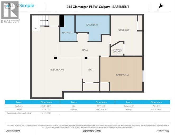 316 Glamorgan Place SW, Calgary, Alberta, T3E6M2