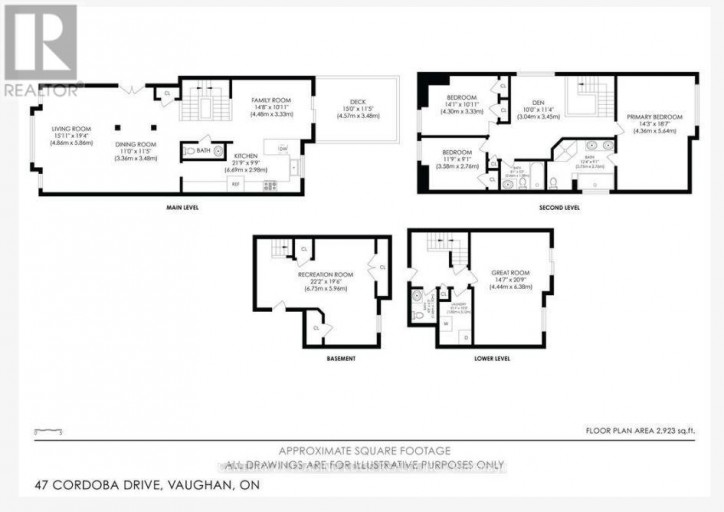 47 CORDOBA DRIVE, Vaughan (Lakeview Estates), Ontario, L4J8J8