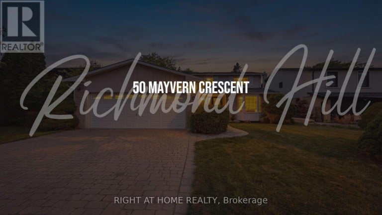 50 MAYVERN CRESCENT, Richmond Hill (North Richvale), Ontario, L4C5J4