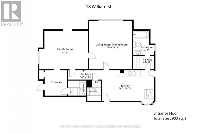 18 WILLIAM STREET, Parry Sound, Ontario, P2A1V1