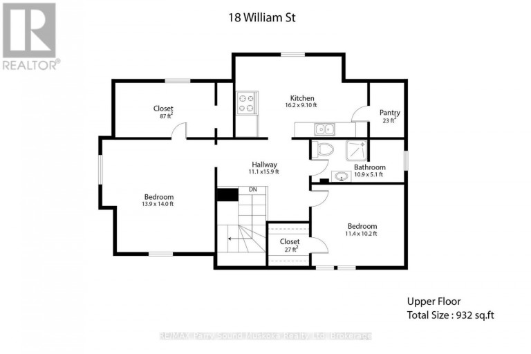 18 WILLIAM STREET, Parry Sound, Ontario, P2A1V1