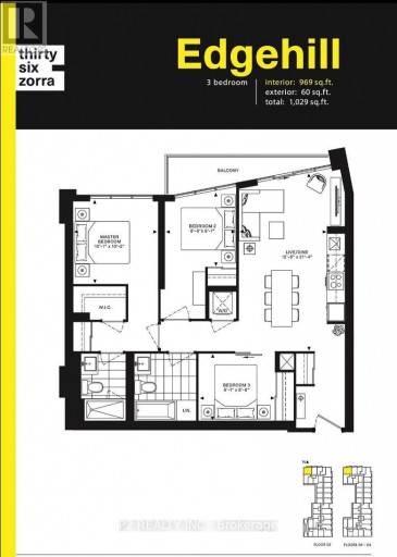 611 - 36 ZORRA STREET, Toronto (Islington-City Centre West), Ontario, M8Z0G5