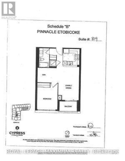 819 - 50 THOMAS RILEY ROAD, Toronto (Islington-City Centre West), Ontario, M9B0C1