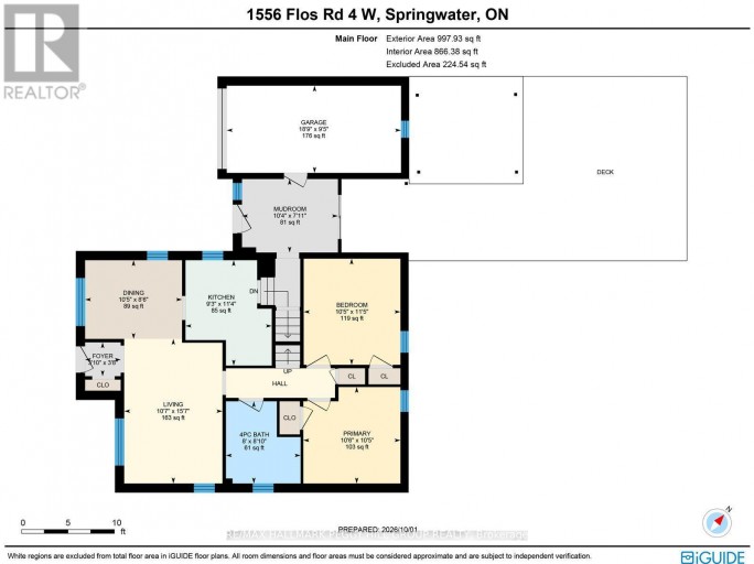 1556 FLOS RD 4 W, Springwater (Phelpston), Ontario, L0L2K0