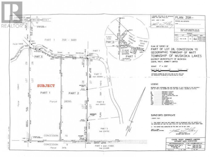 ACROSS FROM 1210 ROSTREVOR ROAD, Muskoka Lakes (Watt), Ontario, P0B1P0
