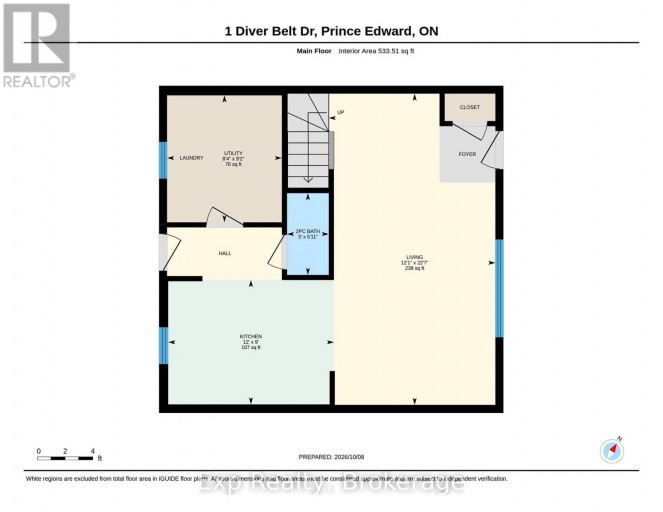 1 DIVERBELT DRIVE, Prince Edward County (Hallowell Ward), Ontario, K0K2T0