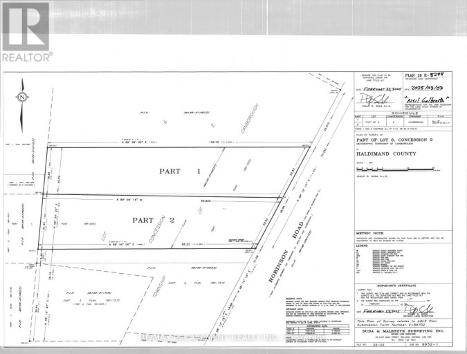 PT 2 - 949 ROBINSON ROAD, Haldimand (Dunnville), Ontario, N1A2W1