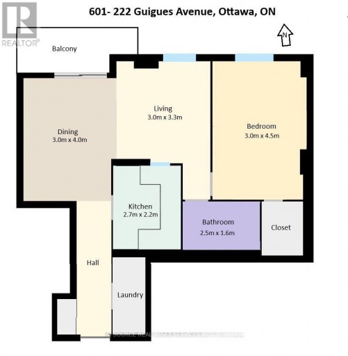 601 - 222 GUIGUES AVENUE, Ottawa, Ontario, K1N5J2