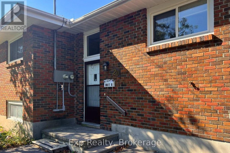 UNIT B - 20 MUNRO AVENUE, Belleville (Belleville Ward), Ontario, K8N1K1