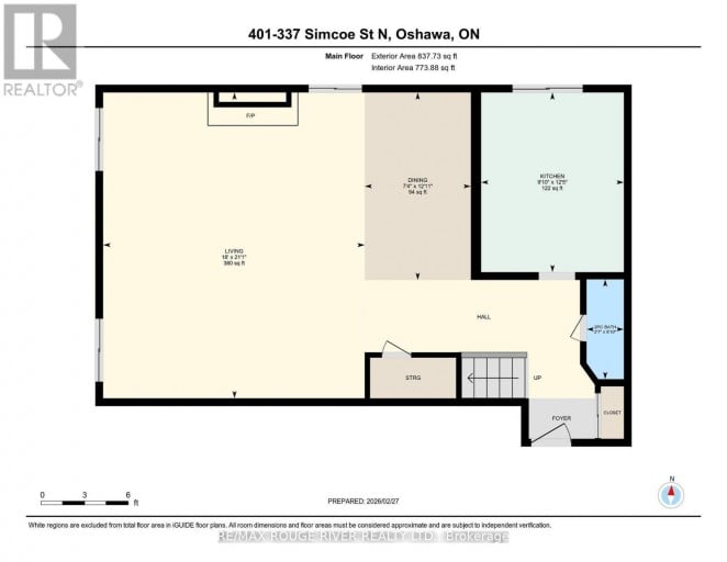 401 - 337 SIMCOE STREET, Oshawa (O'Neill), Ontario, L1G4T2